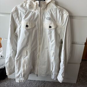 The North Face White Rain Jacket